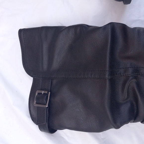 Rue 21 ETC Women's Black Mid Calf Boots Size S 6/7 - Picture 3 of 12